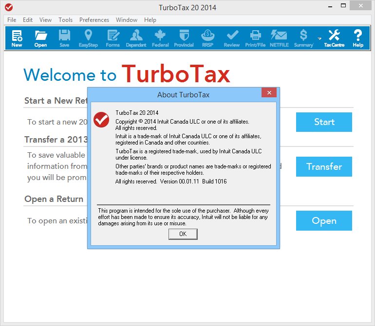 Turbotax for 2014